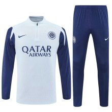 25/26 Inter Milan Light Gray Player Version 1:1 Quality Training Jersey