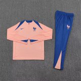 25/26 France Light Pink Player Version 1:1 Quality Training Jersey