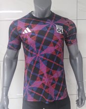 25/26 Lyon Pre match Training Uniform Fans 1:1 Quality Soccer Jersey