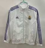 25/26 Real Madrid White Double Sided  Windbreaker