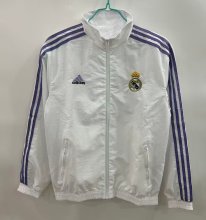 25/26 Real Madrid White Double Sided  Windbreaker