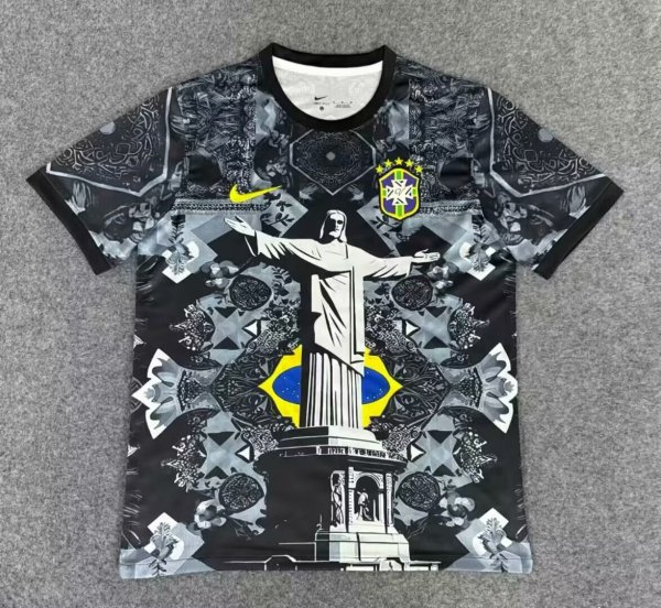 25/26 Brazil Goddess Black Fans 1:1 Quality Soccer Jersey