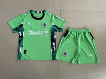 25/26 Monchengladbach Away  Kids Kits  1:1 Quality Soccer Jersey