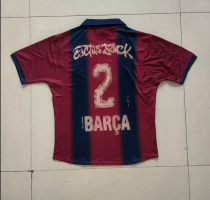 25/26 Barcelona TRAVIS SCOTT Cactus Jack Fans Retro1:1 Quality Soccer Jersey