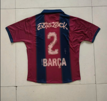25/26 Barcelona TRAVIS SCOTT Cactus Jack Fans Retro1:1 Quality Soccer Jersey