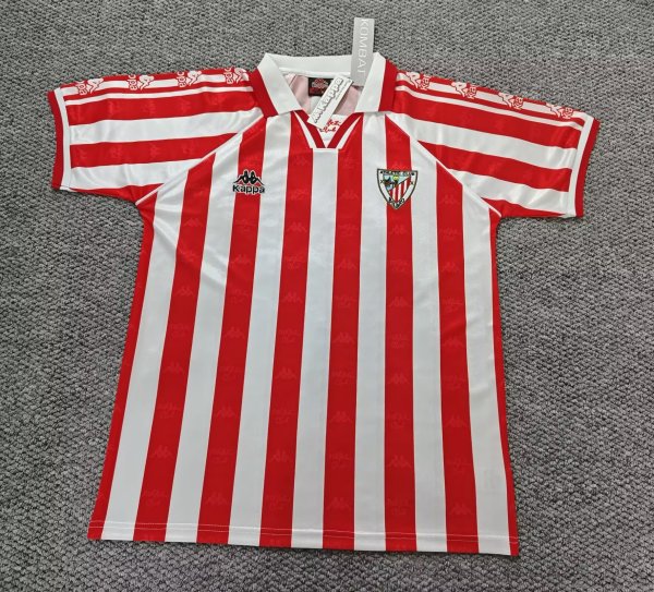 1995/1997  Bilbao  Home Retro  Fans 1:1 Quality Soccer Jersey