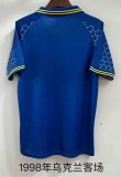 1998 Ukraine Away Fans Retro 1:1 Quality Soccer Jersey