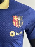 25/26 Barcelona Training Clothes Blue PLayer 1:1 Quality Soccer Jersey