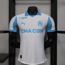 25/26 Marseille Home White Player 1:1 Quality Soccer Jersey