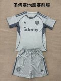 25/26 San Jose Earthquakes Home Kids 1:1 Quality Soccer Jersey