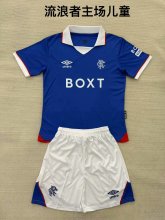 25/26 Rangers Home Kids KIits 1:1 Soccer Jersey
