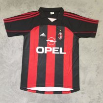 2000/2002 AC Milan Home Fans Retro 1:1 Quality Soccer Jersey 2000/2002 AC Milan Home Fans Retro 1:1 Quality Soccer Jersey