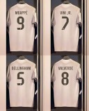 25/26 Real Madrid Home White  Player 1:1 Quality Soccer Jersey