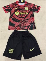 25/26 Barcelona Training clothes Kids Kits 1:1 Quality Soccer Jersey