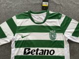 25/26 Sporting Lisbon Home  Kids Kits 1:1 Quality Soccer Jersey