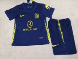 25/26 Atletico Madrid  Away Kids Kits 1:1 Quality Soccer Jersey
