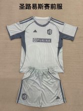 25/26 St. Louis City SC FC Pre match uniform  Kids 1:1 Quality Soccer Jersey