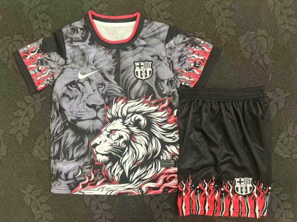 25/26 Barcelona  Special Edition  Kids Kits 1:1 Quality Soccer Jersey