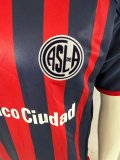 2013/2014 San Lorenzo  Home Fans Retro 1:1 Quality Soccer Jersey