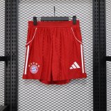 25/26 Bayern Munich Home Red Player 1:1 Quality Shorts