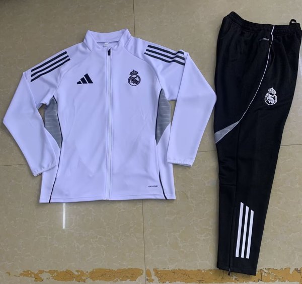 25/26 Real Madrid  White Jacket Tracksuit 1:1 Quality
