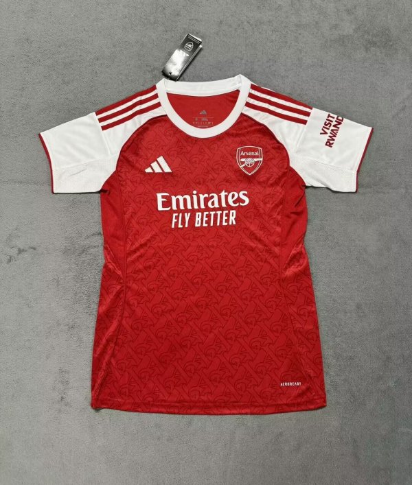 25/26 Arsenal Home Red 1:1 Quality Women Soccer Jersey