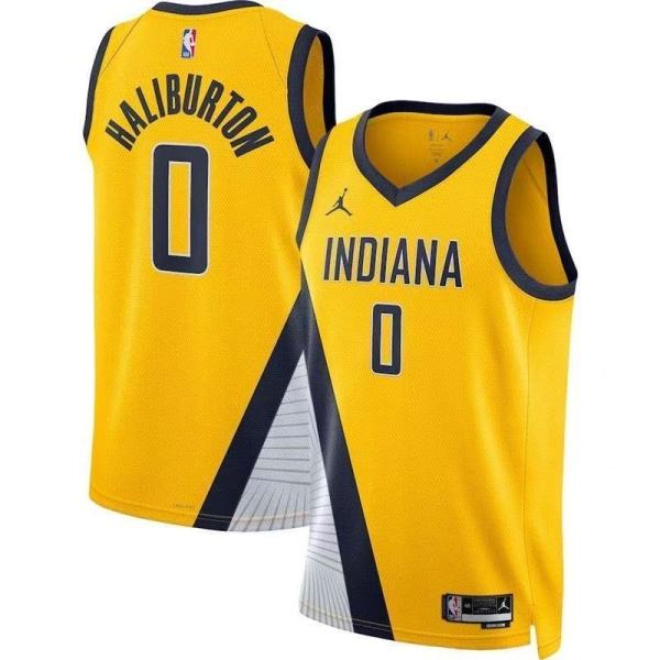 Pacers HALIBURTON #0  1:1 Quality NBA Jersey