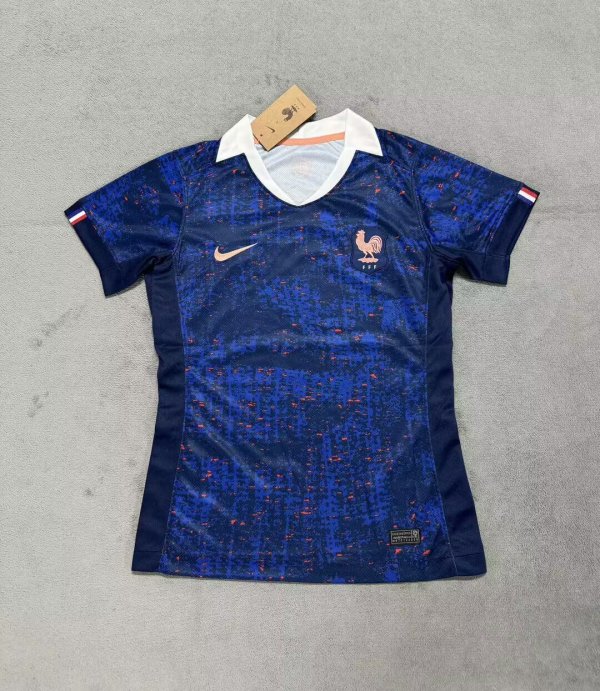 25/26 France Home 1:1 Quality Women Soccer Jersey