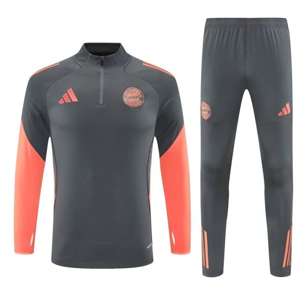 25/26 Bayern Munich Dark Grey 1:1 Quality Training Jersey