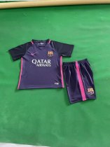 2016/2017 Barcelona Away 1:1 Kids Retro Soccer Jersey