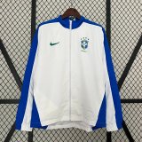 24/25 Brazil White  Windbreaker