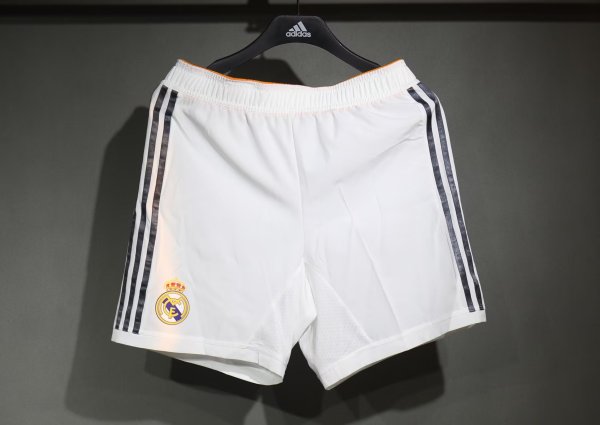 2013/2014 Real Madrid White Home Player 1:1 Quality Retro Shorts