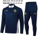 25/26  Portugal Royal Blue Kids 1:1 Quality Training Jersey