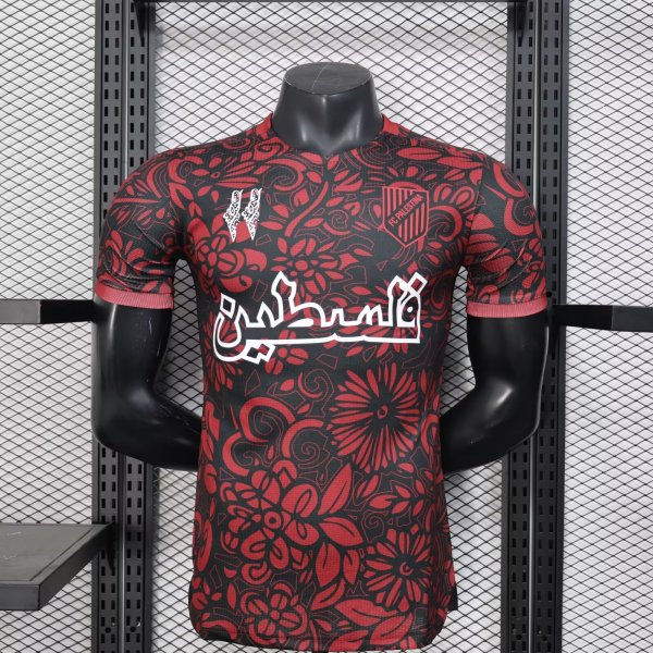 25/26 Palestine  Red Player 1:1 Quality Soccer Jersey