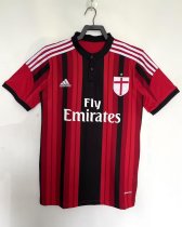 2014/2015 AC Milan Home Fans Retro 1:1 Quality Soccer Jersey