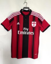 2014/2015 AC Milan Home Fans Retro 1:1 Quality Soccer Jersey