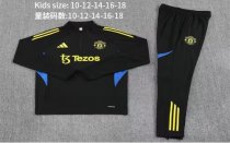 25/26  Manchester United Kids Black 1:1 Quality Training Jersey
