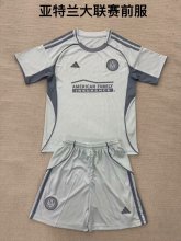 25/26 Atlanta United FC Pre match uniform  Kids Kits 1:1 Quality Soccer Jersey