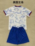 25/26 USA Home White Kids Soccer Jersey