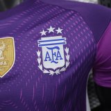 25/26  Argentina Purple  Player 1:1 Quality Soccer Jersey