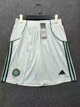 25/26 Celtic Home White 1:1 Quality Shorts