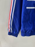 1998 France Blue  Double Sided Windbreaker
