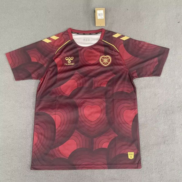 25/26 Heart of Midlothian Training clothes Fans 1:1 Quality Soccer Jersey