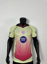 25/26 Barcelona Design Yellow Red Player 1:1 Quality Soccer Jersey