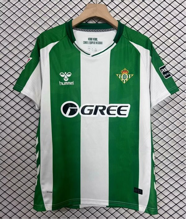 25/26  Real Betis Home Fans 1:1 Quality Soccer Jersey