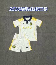 25/26 Al-Nassr FC Third Kids Kits 1:1 Quality Soccer Jersey