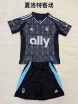 25/26 Charlotte FC  Away  Kids Kits 1:1 Quality Soccer Jersey