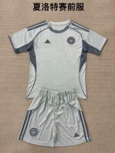 25/26 Charlotte FC Pre match uniform  Kids Kits 1:1 Quality Soccer Jersey
