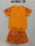 25/26 AC Milan Goalkeeper Orange Kids 1:1 Quality Soccer Jersey