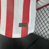 25/26 Atletico Madrid Home Long Sleeve Player 1:1 Quality Soccer Jersey
